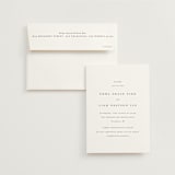 "A Thousand Years" - Save the Dates in Classic White by Design Lotus - Save the Date with Envelope