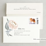 "Peony Floral Frame" - Save the Dates in Cornflower by Alethea and Ruth - FREE Recipient Addressing