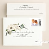 "Botanical Ring" - Save the Dates in Ivory by Susan Moyal - FREE Recipient Addressing