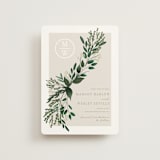 "Watermark" - Save the Dates in Taupe by Kaydi Bishop - Front