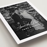 "the classic" - Save the Dates in Ivory by Benita Crandall - Detail