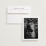 "the classic" - Save the Dates in Ivory by Benita Crandall - Save the Date with Envelope