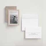 "Stamp" - Save the Dates in Taupe by Claire - Assembled
