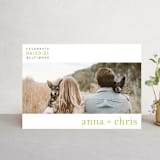 "float + celebrate" - Save the Dates in Celery by Float Paperie - Front