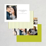 "float + celebrate" - Save the Dates in Celery by Float Paperie - Back of Card Options