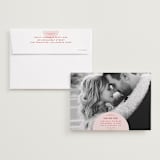 "News!" - Save the Dates in Strawberry by Claudia Orengo - Save the Date with Envelope