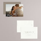 "Slant" - Save the Dates in Snow by Michelle Taylor - Assembled