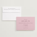 "Nola" - Save the Dates in Peony by Megan Davis - Save the Date with Envelope