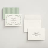 "Romantic Garden" - Save the Dates in Mint by Melinda Denison - Assembled