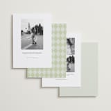 "Swoon" - Save the Dates in Lemongrass by Sam Dubeau - Back of Card Options