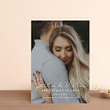 "totally in love" - Save the Dates in Buttermint by Lori James - Front