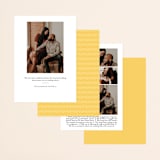 "totally in love" - Save the Dates in Buttermint by Lori James - Back of Card Options