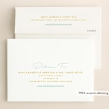 "totally in love" - Save the Dates in Buttermint by Lori James - FREE Recipient Addressing