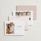 "Eloquent" - Save the Dates in Pearl by Jennifer Postorino - Back of Card Options