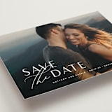 "Eloquent" - Save the Dates in Pearl by Jennifer Postorino - Detail