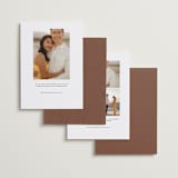 "Patina" - Save the Dates in Rust by Ekko Studio - Back of Card Options