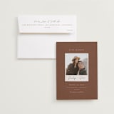 "Patina" - Save the Dates in Rust by Ekko Studio - Save the Date with Envelope