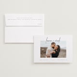 "Simply Script" - Save the Dates in Night by JoAnn Jinks - Save the Date with Envelope