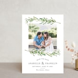 "Simple Sprigs" - Save the Dates in Cloud by Erin Deegan - Front