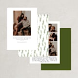 "Simple Sprigs" - Save the Dates in Cloud by Erin Deegan - Back of Card Options