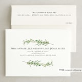 "Simple Sprigs" - Save the Dates in Cloud by Erin Deegan - FREE Recipient Addressing