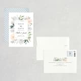 "Grande Botanique" - Save the Dates in Mist by Bonjour Paper - Assembled