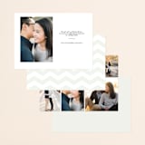 "Two Become One" - Save the Dates in Wedding Dress by Hooray Creative - Back of Card Options