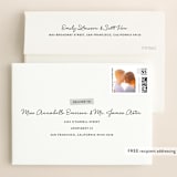 "Two Become One" - Save the Dates in Wedding Dress by Hooray Creative - FREE Recipient Addressing