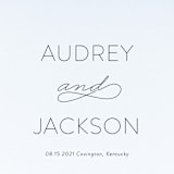 "Forever And" - Save the Dates in Black Tie by Kim Dietrich Elam - Detail