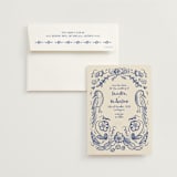 "Santa Catalina" - Save the Dates in Marseille Blue by Ani Somi - Save the Date with Envelope