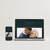 "Centro" - Save the Dates in Midnight by Up Up Creative - FREE Wedding Website