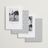 "Hold Tight" - Save the Dates in Ivory by Juneau Designs - Back of Card Options