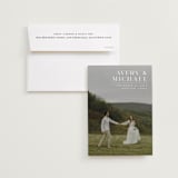 "Hold Tight" - Save the Dates in Ivory by Juneau Designs - Save the Date with Envelope