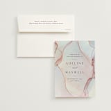 "opalescent" - Save the Dates in Opal by Erin Deegan - Save the Date with Envelope