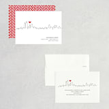"Love in the City - New York City" - Save the Dates in Lipstick by Erin Deegan - Assembled