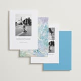 "Love Lettering" - Save the Dates in Morning by Helena Vitto - Back of Card Options