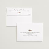 "Foliage Crest" - Save the Dates in Mulberry by Everett Paper Goods - FREE Recipient Addressing
