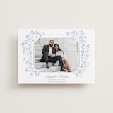 "Framed Florals" - Save the Dates in Sky by Robert and Stella - Front