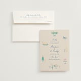 "Dining" - Save the Dates in Pastel by Elly - Save the Date with Envelope