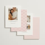 "News!" - Save the Dates in Strawberry by Claudia Orengo - Back of Card Options