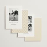 "Red Hearts" - Save the Dates in Champagne by Helena Vitto - Back of Card Options