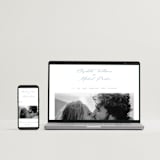 "Royal" - Save the Dates in Cobalt by Petra Kern - FREE Wedding Website