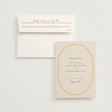 "Bocce" - Save the Dates in Melon by Megan Davis - Save the Date with Envelope