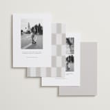 "Love Song" - Save the Dates in Snow by Pixel and Hank - Back of Card Options