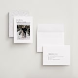 "Overlapped" - Save the Dates in Silk by Kelly Schmidt - Assembled