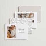 "Monument" - Save the Dates in Cotton by Owl and Toad - Back of Card Options