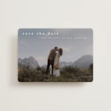 "Typographic Header" - Save the Dates in Cotton by Stacey Meacham - Front