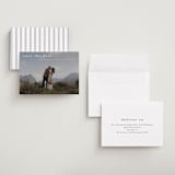 "Typographic Header" - Save the Dates in Cotton by Stacey Meacham - Assembled