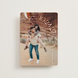 "Curved Date" - Save the Dates in Pearl by Brooke Chandler - Front