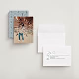 "Curved Date" - Save the Dates in Pearl by Brooke Chandler - Assembled